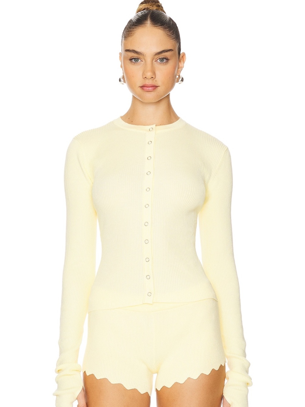 Lioness Ivy League Top and Shorts in Butter Yellow - Picture 2 of 4